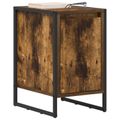 vidaXL Nočný stolík 2 ks Dymová dub 39,5 x 30 x 50 cm Kompozitné drevo