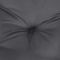 vidaXL Podložka na záhradnú lavicu, antracit 200x(50+50)x7 cm, oxford
