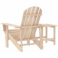 vidaXL Záhradná stolička Adirondack so stolíkom jedľový masív