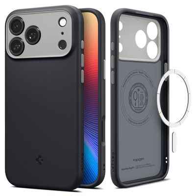 Puzdro Spigen Nano Pop Mag Magsafe pre iPhone 17 Pro Black Sesame