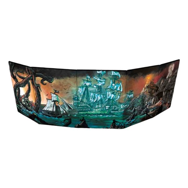 Zástenka Pirate Borg Game Master’s Screen, svieti v tme