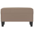 vidaXL Lavica sivohnedá 70x35x41 cm látka z mikrovlákna