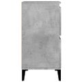 vidaXL Komody 3 ks betónovo sivé 60x35x70 cm kompozitné drevo