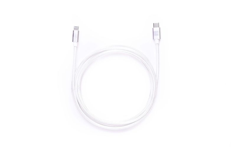 ER POWER kábel USB-C/C 5A (100W) 120cm biely