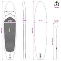 vidaXL Nafukovací paddleboard SCYLLA 366 x 81 x 15 cm Modrá pre