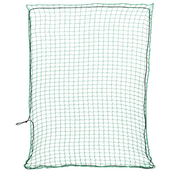 vidaXL Sieť na prívesný vozík s elastickým lanom, zelená 3,5x3 m, PP