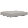 vidaXL Vankúš na vonkajšiu pohovku Polyester Sivá 60 x 50,5 cm