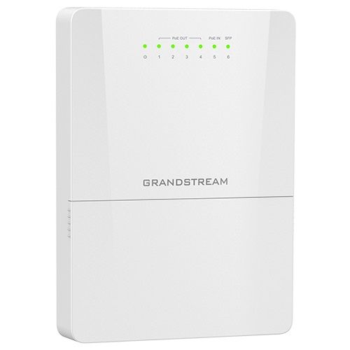 Grandstream GWN7710R vonkajší L2 Lite managed switch, 5xGbE, 4xPoE+, IP66