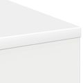 vidaXL Stôl Biela 100 x 40 x 75 cm Kompozitné drevo