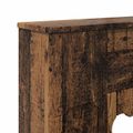 vidaXL Rám krbu Staré drevo 93 x 20 x 89 cm Kompozitné drevo
