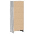 vidaXL Knižnica sivý dub sonoma 40x24x109 cm kompozitné drevo