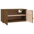 vidaXL Nástenné skrinky 2 ks medovohnedé 60x30x30 cm masívna borovica