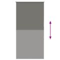 vidaXL Roleta Zatemnenie sivá 85x150 cm Šírka látky 80,7cm Polyester