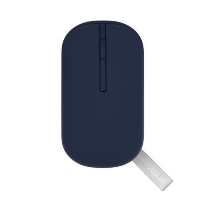 ASUS Marshmallow MD100 Lite/Cestovná/Optická/1 600 DPI/USB+BT/Modrá