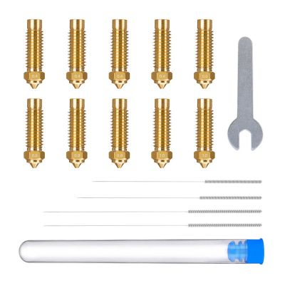 Sada mosadzných trysiek pre ELEGOO Neptune 4 Plus / 4 Max (0,4 mm x 4, 0,6 mm x 2, 0,8 mm x 2, 1,0 mm x 2)