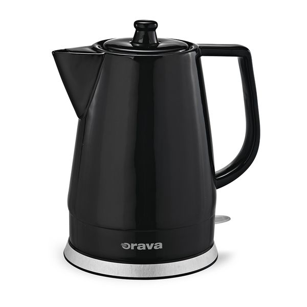 Keramická kanvica 1,5 l  čierna