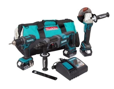 Makita Aku sada DGA504+DHR241+DDF482 Li-ion LXT 18V