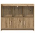 vidaXL Servírovacia skriňa Dub artisan 98,5 x 33 x 80 cm