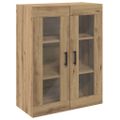 vidaXL Highboard Remeselný dub 69,5 x 34 x 180 cm Kompozitné drevo