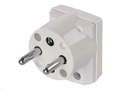 Zásuvka ABB 5536-2154 uhlová biela