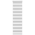 vidaXL Zebra roleta svetlosivá 50x150cm šírka látky 45,9 cm polyester