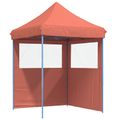 vidaXL Párty stan 200 x 200 x 306 cm Tehlová Oxfordská látka
