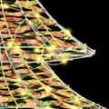 vidaXL Vianočný stromček 160 LED Teplá biela 150 cm PET