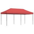 vidaXL Skladací pop-up párty stan burgundský 580x292x315 cm