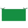 vidaXL Vankúš na lavičku SOEST 100% polyester Zelená 60 x 40 x 8 cm