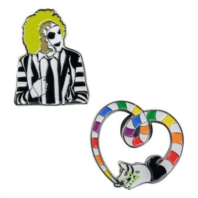 Sada odznakov Beetlejuice - Beetlejuice & Sandworm