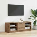 vidaXL TV skrinka 102 x 35 x 36,5 cm Remeselný dub Kompozitné drevo