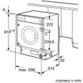 BOSCH Vstavaná práčka WIW24342EU