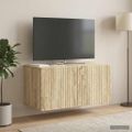 vidaXL Nástenná TV skrinka 59,5 x 31 x 30 cm Dub sonoma