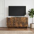 vidaXL TV skrinka 99 x 34,5 x 50 cm Dymový dub Kompozitné drevo