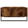 vidaXL Konferenčný stolík dymový dub 60x60x30 cm kompozitné drevo