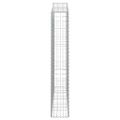 vidaXL Oblúkový gabionový kôš 200x30x180/200 cm pozinkované železo
