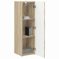 vidaXL TV nástenná skriňa 30 x 31 x 100 cm Sonoma Kompozitné drevo