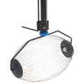 vidaXL Zberač orechov modrý 127 cm oceľ