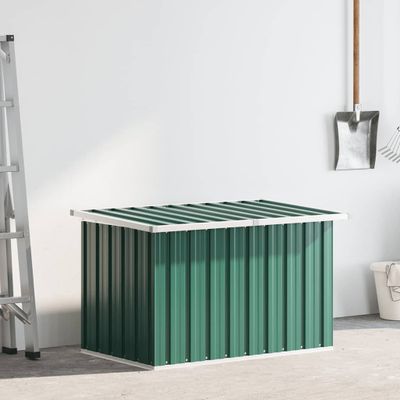 vidaXL Záhradný úložný box zelený 109x67x65 cm