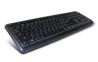 C-TECH KB-102/Drôtová USB/ CZ-SK layout/Čierna
