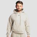 Mikina Aura Hoodie Grey - GymBeam, veľkosť M, 95 % cotton, 5 % elastane