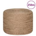 vidaXL Jutové lano 250 m dlhé 8 mm hrubé