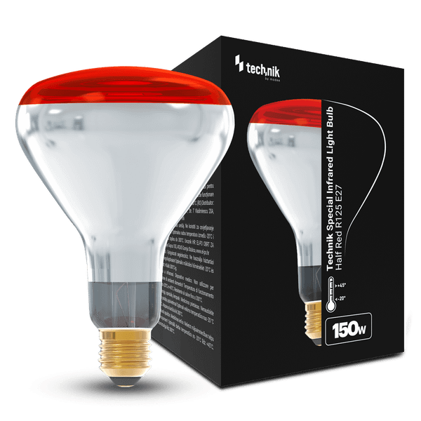 Technik Infra polo-červená žiarovka R125 150W E27 (TSL-IHR-150WE27)