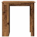 vidaXL Barový stôl s úložným stojanom Old Wood 102x50x103,5 cm