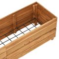 vidaXL Vyvýšený záhon 150x40x38 cm, recyklované tíkové drevo a oceľ