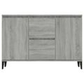 vidaXL Komoda sivý dub sonoma 102x35x70 cm spracované drevo