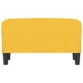 vidaXL Lavička bledožltá 70x35x41 cm látka