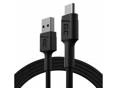 Green Cell KABGC22 rýchlonabíjací kábel Power Stream USB-A - USB-C 120cm QC 3.0