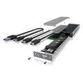 RAIDSONIC ICY Externý box M.2 NVMe a SATA čierny