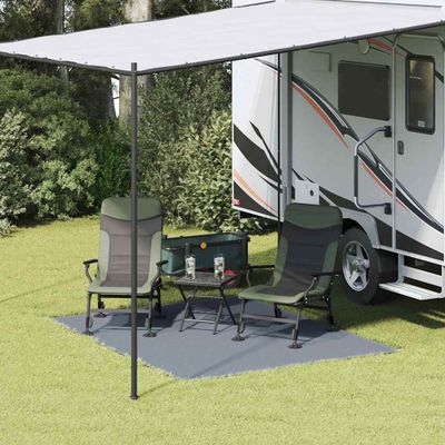 vidaXL Koberec do stanu Modrá a šedá 200 x 250 cm Polyetylén
